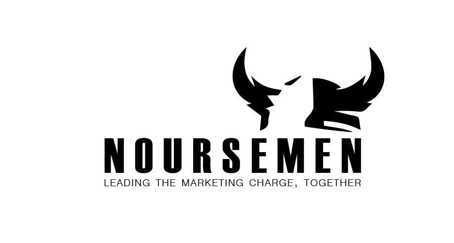 NourseMen Marketing Logo with Slogan Black